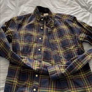 J. Crew flannel print shirt